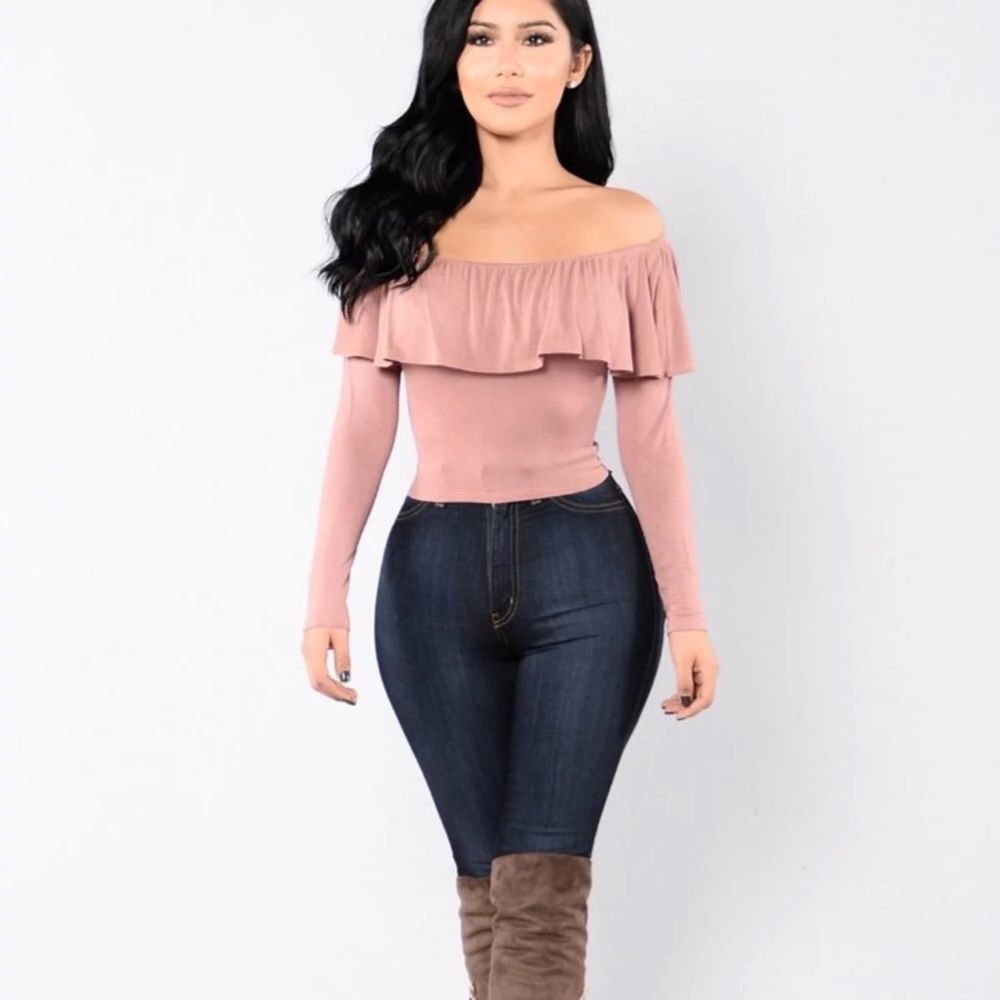 Fashion Nova off the shoulder top
